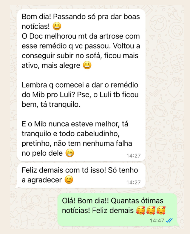 Depoimento Formação Equilíbrio Pet