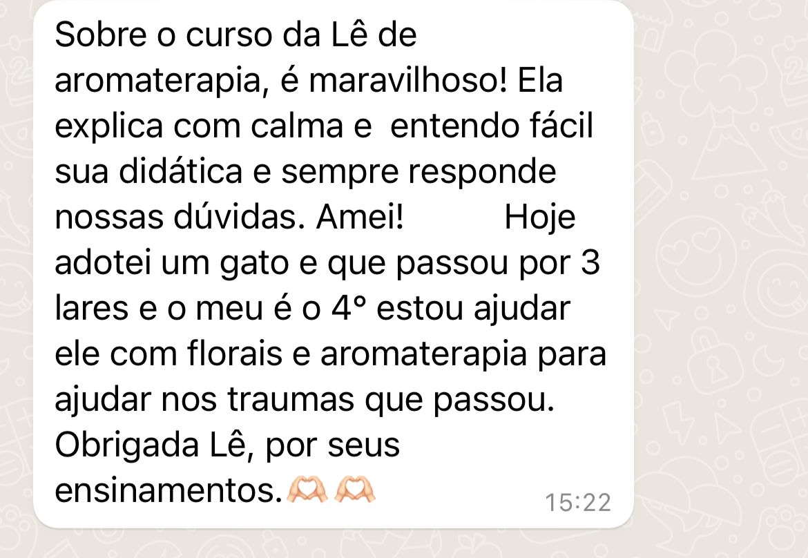 Depoimento Formação Equilíbrio Pet